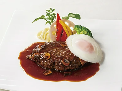 霞浦牛(かほぎゅう）ハンバーグ　シャスールソース（＋700円）