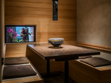 記念日や接待などシーンに応じて利用できる3タイプの個室完備