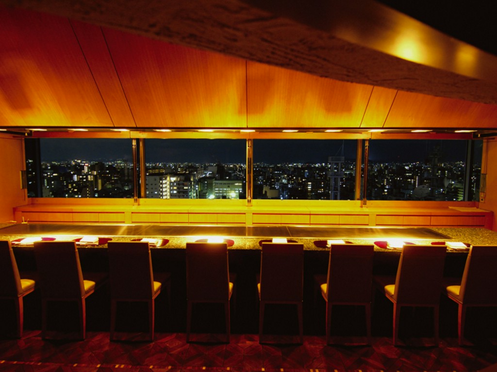 ホテルオークラ京都の最上階　