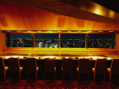 ホテルオークラ京都の最上階　