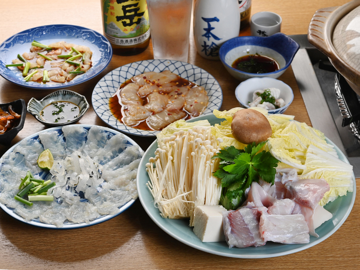 河豚套餐含免费饮品
