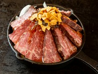 アメリカビーフの頂点「黒粋」
濃厚な味わいをステーキで！