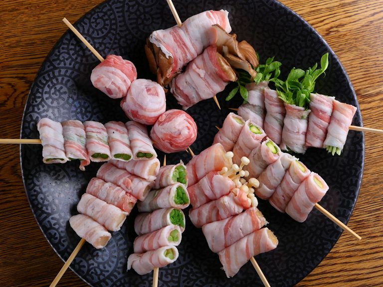 豚バラ巻き串