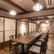 22年4月に改装リニューアルした店内