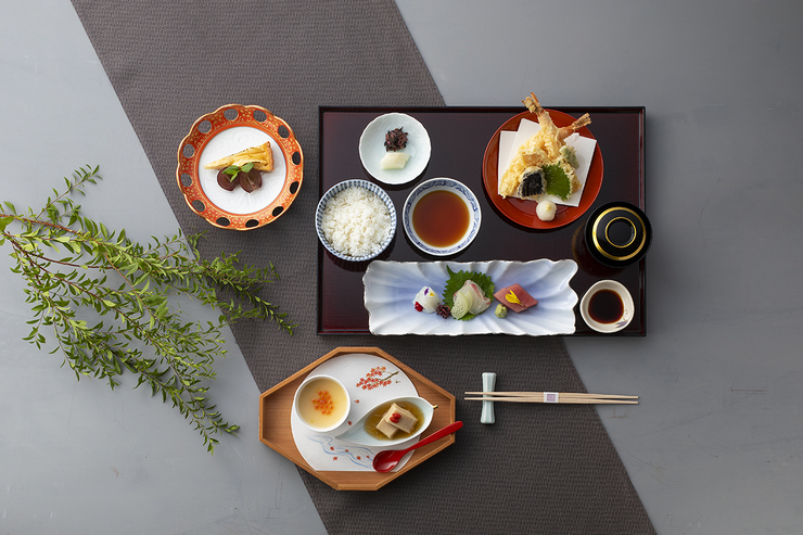 Tempura and Sashimi Set