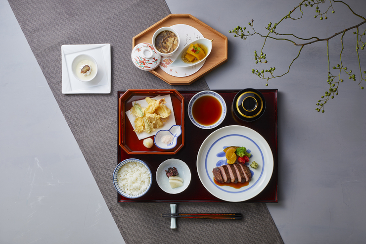 【午餐】牛排天妇罗套餐