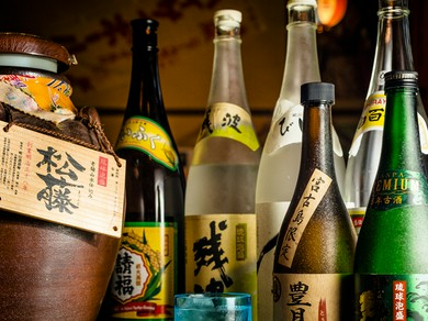お台場エリアNo.1の品揃え！厳選した泡盛５０種以上