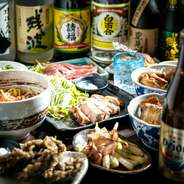 写真のコースは沖縄の定番メニューをなんと8品もついて、さらに飲み放題もついていて￥3800～歓送迎会、結婚式の２次会、誕生日会などなど各種飲み会にぜひ！（4名～、写真はイメージです。）

