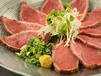 豊富な鉄分＆柔らかな肉質『鹿もも肉炙り』
