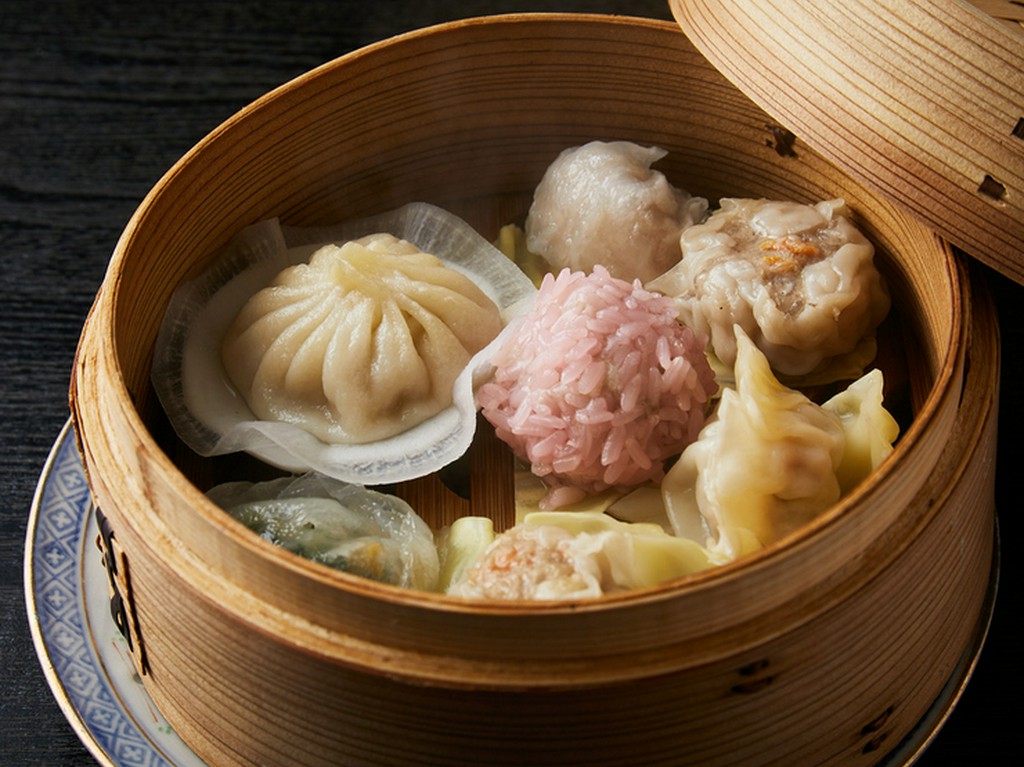 蒸したてアツアツの状態で食したい『自家製 点心四種盛り合せ