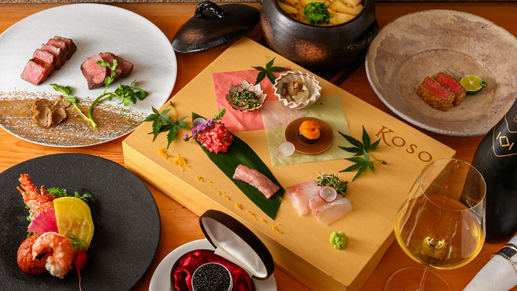 最高級の黒毛和牛、旬の山海の幸で折々の至福の美味を披露