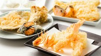 ・本日の小鉢
・車海老
・いか
・魚介
・野菜二品
・穴子
・口替り
・かき揚げ
・お揃い又は天茶漬・小天丼