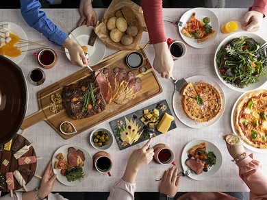 家族みんなで楽しめる大好評のランチビュッフェ