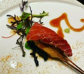 魚介類多め名物串（シャトーブリアン・トリュフ・キャビア）はそのまま有、〆はやま幸鮪＆トリュフサンド
