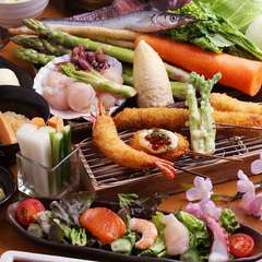 串揚げ15本と150分飲み放題が付いた魅惑のコース『贅沢プランコース』