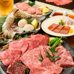 こだわりの特上和牛を、フルコースで楽しめる贅沢なプランです。職場の歓送迎会やお祝いの宴会にもぴったり