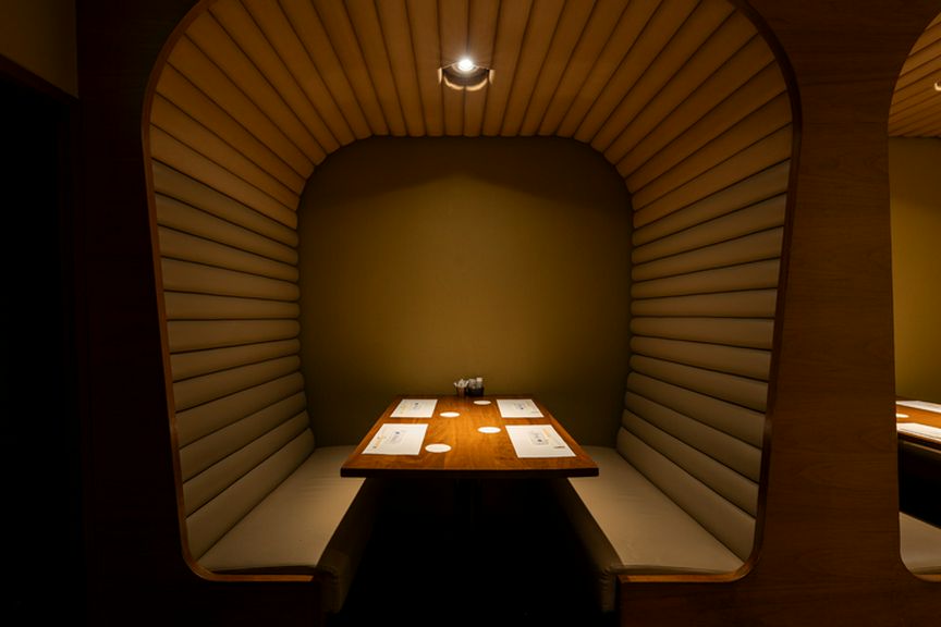 プライベート感のあるボックス席