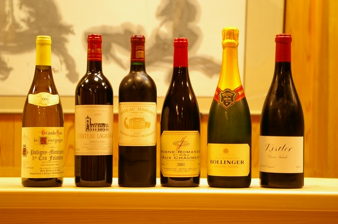 ワインにこだわっている