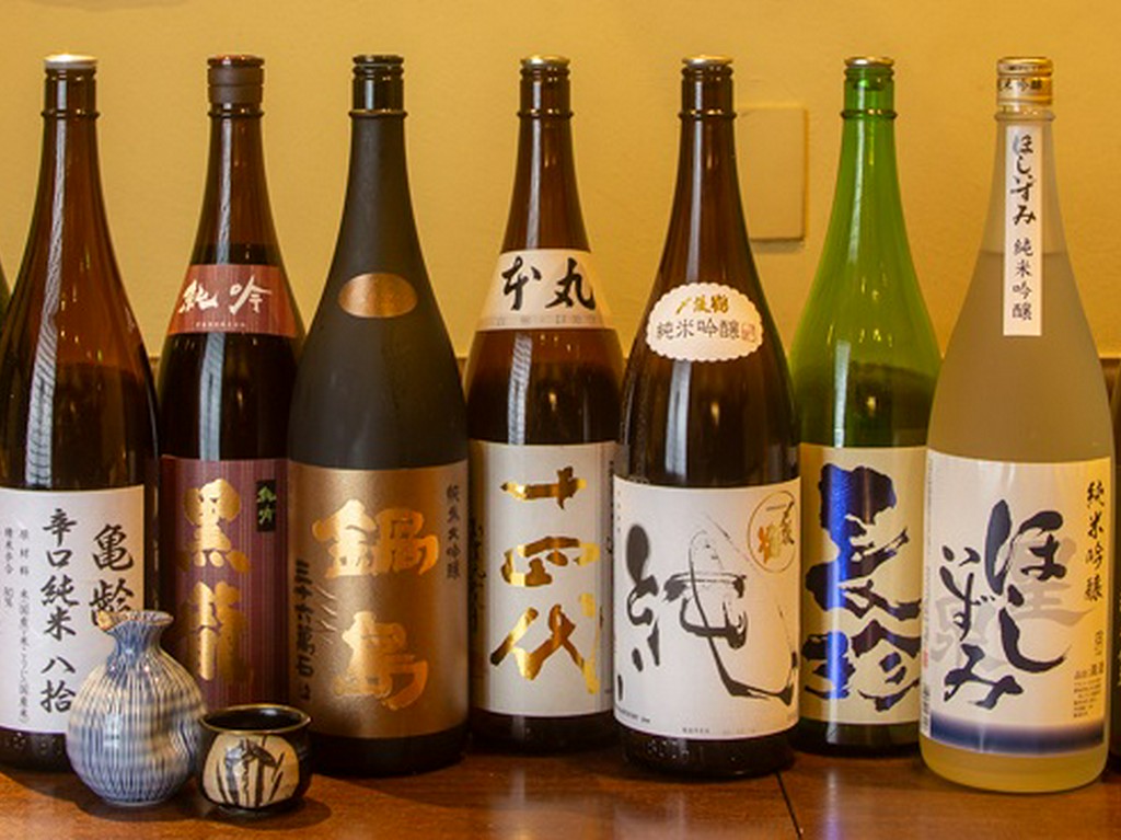  料理のおいしさを、さらに際立てる、選りすぐりの日本酒