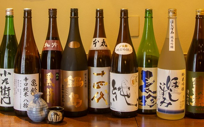 日本酒にこだわっている