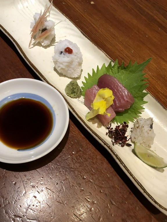 宮津の刺身盛り合わせ