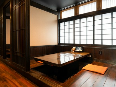 和室ならではの落ち着いた雰囲気が、二人にとって心地良い