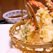 ずわい蟹天婦羅