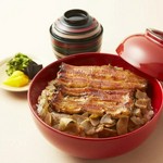 鰻丼（椿・楓・桜）にプラス300円でお召し上がり頂けます。
ごぼうだけ別添えも出来ますので是非一度ご賞味くださいませ。
-