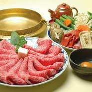 最上霜降り近江牛肉　すき焼き