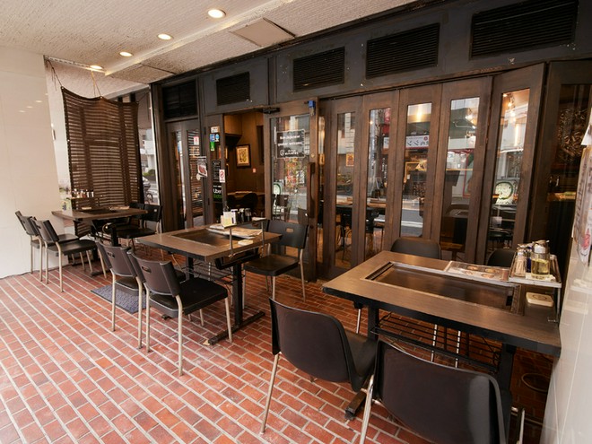 テラス席がある