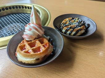 ＜大人気＞自分でつくるから楽しい！焼きたてを味わえる『ワッフルコーナー』