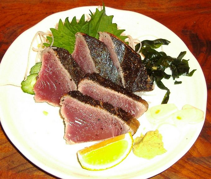 鰹（カツオ）のタタキ・塩タタキ