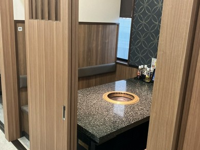 プライベート感たっぷりの寛げる個室でゆっくりと