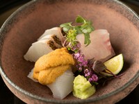 鮮度と味わいに感動!三陸の旬魚介を堪能できる『旬の御造り』