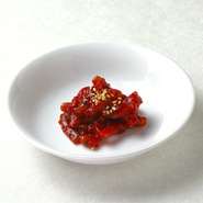 珍味タコのピリ辛漬け