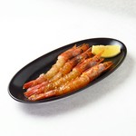 赤海老を香味醤油で漬けた韓国のお刺身