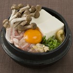 きのこのさっぱりした純豆腐。食欲のないときにもどうぞ！
