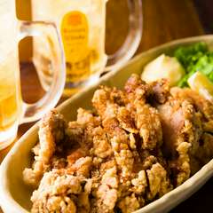 醤油やにんにく＆生姜が効いた、ボリューム満点の『鶏唐揚』