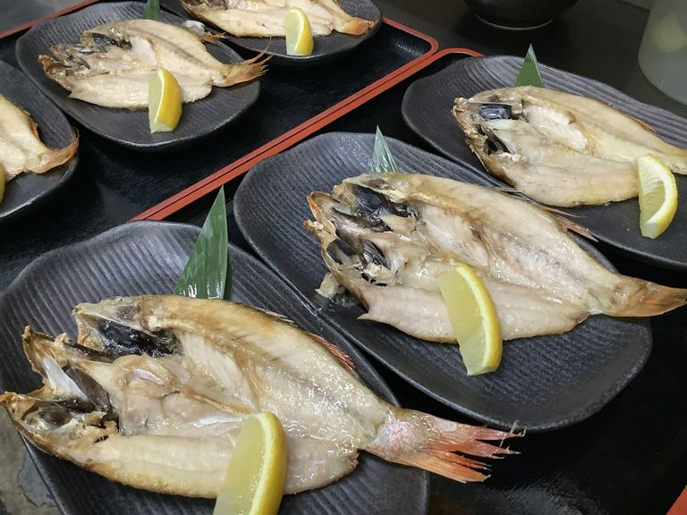 島根県産　のどぐろの自家製一夜干し(コース料理の一品)
