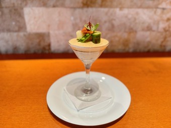 雲丹のパリソワール　クーシュ仕立て