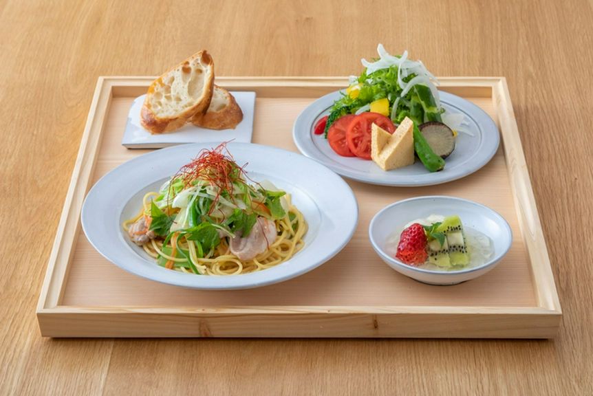 心温まる癒しのランチメニュー。旬のおいしさを味わう和食パスタ『宿のパスタ』