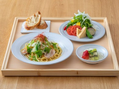 心温まる癒しのランチメニュー。旬のおいしさを味わう和食パスタ『宿のパスタ』