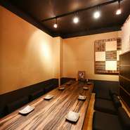 8名、16名、32名、最大40名様の宴会場としてもご利用頂けます。