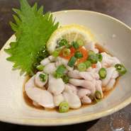 北海道産のたら白子（2特）ポン酢あえで