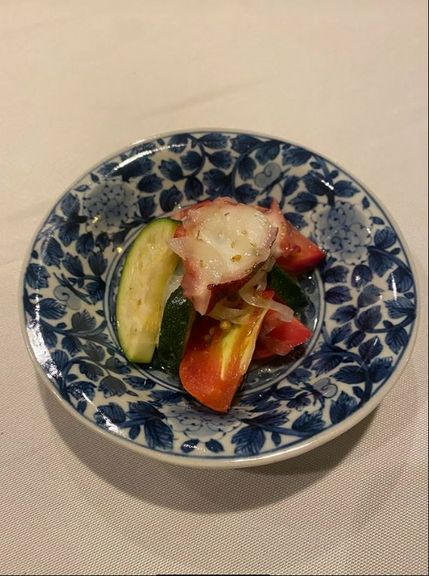 フレッシュトマトとタコのイタリアンマリネ