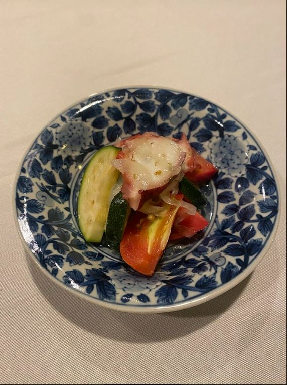 フレッシュトマトとタコのイタリアンマリネ