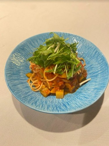 トマトパスタ（コース一例）