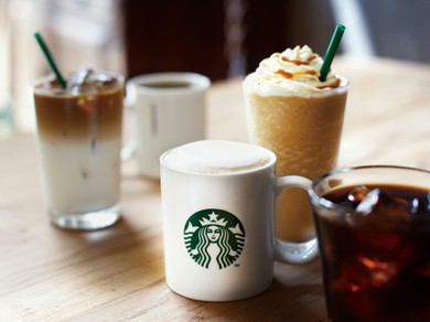 スターバックス　ラテ　ホット／アイス