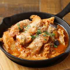 イタリアの定番家庭料理『牛トリッパと白いんげん豆のトマト煮込み』