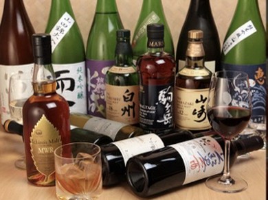 全国各地から取り寄せた日本酒。お気に入りの一杯が探せる